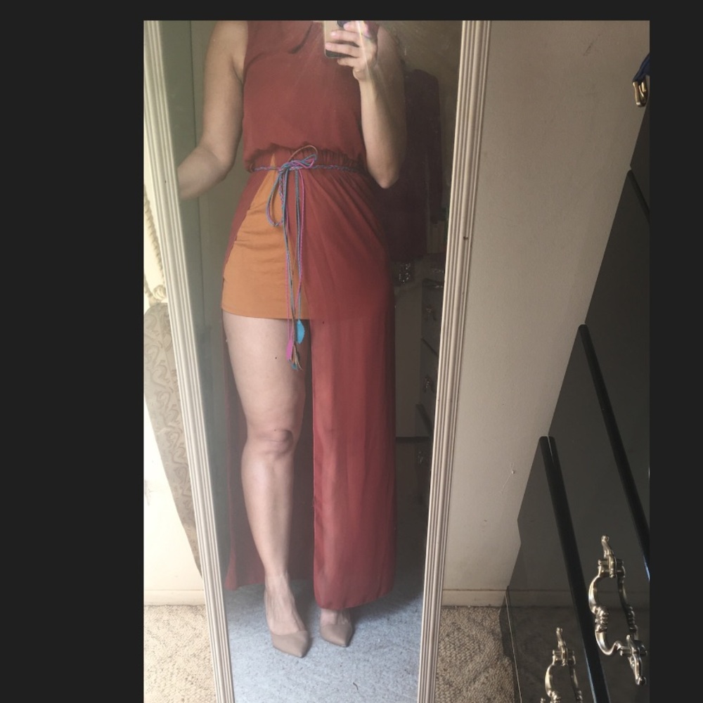 Maxi sheer dress